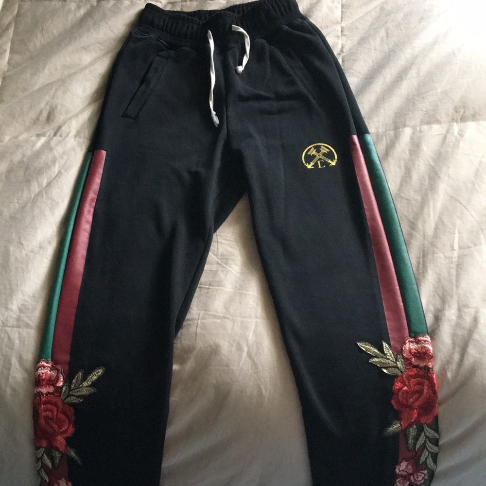 Civil Regime Floral Joggers Men’s Small